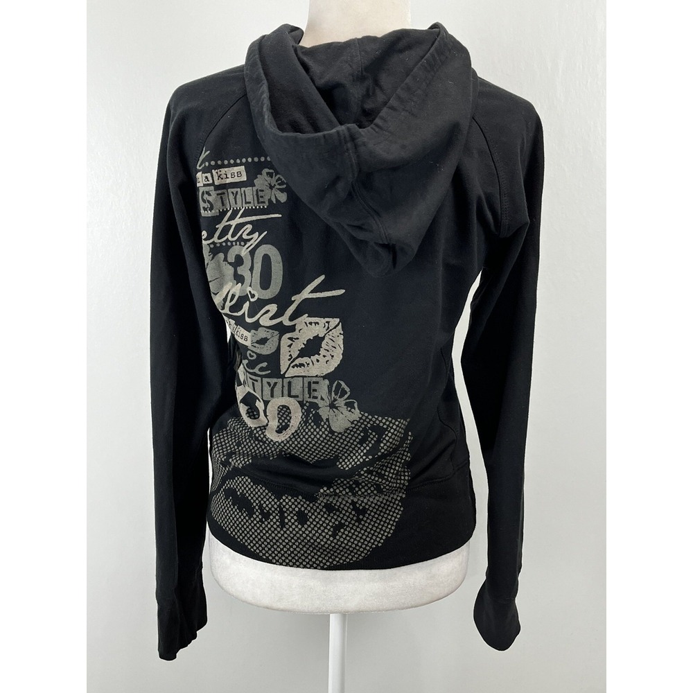Vtg Universal Studios Betty Boop Full Zip Hoodie Sz Large Y2K Women's Sweatshirt